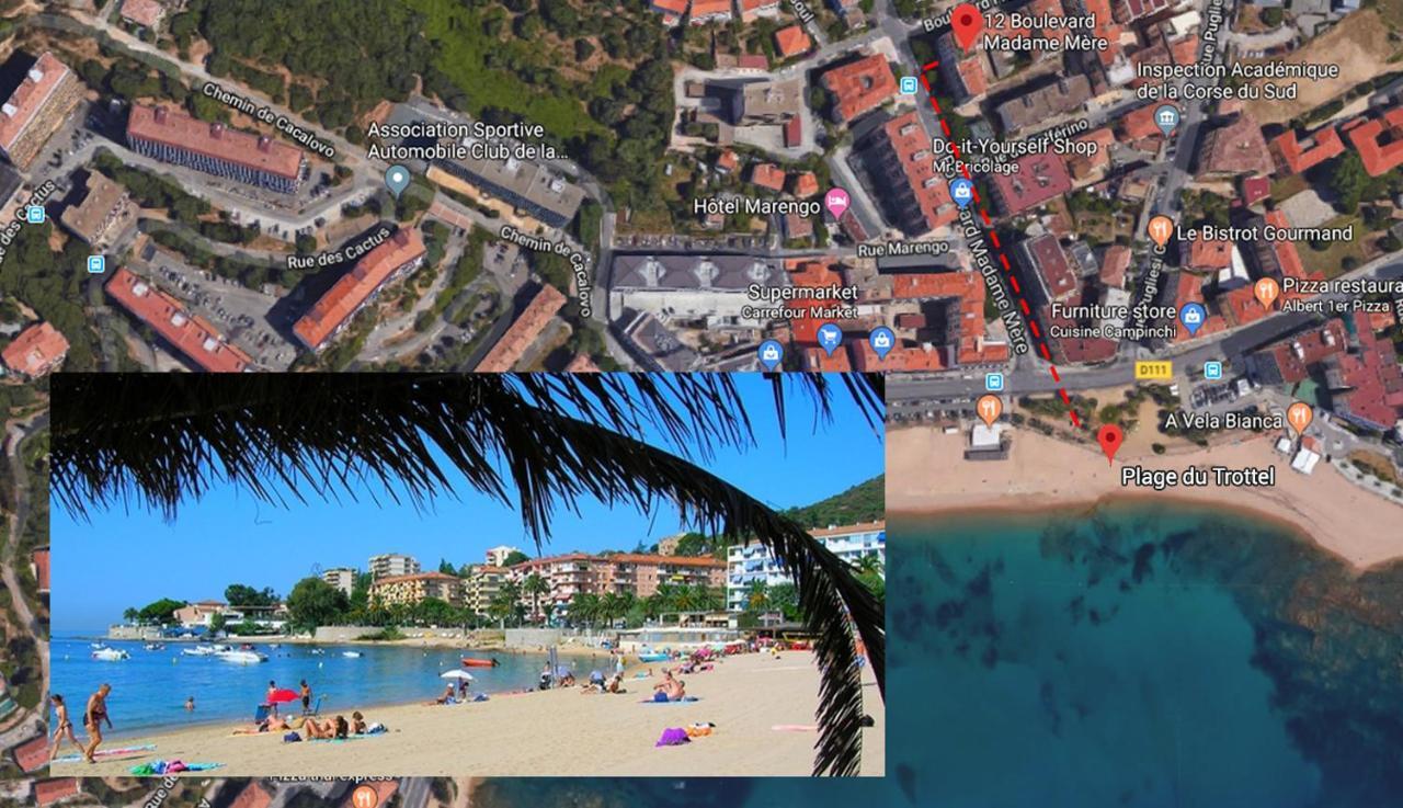 **** Mer Sea 1 A 8 Personnes 80M2 A 120M De La Mer **** Ajaccio  Eksteriør billede